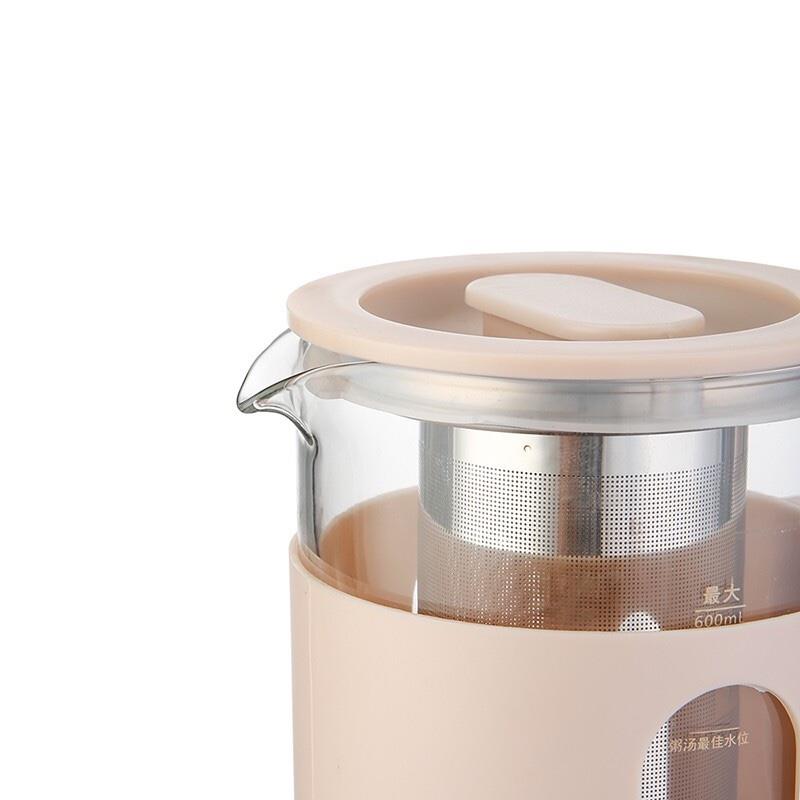 美膳雅（Cuisinart）迷你養(yǎng)生壺熱水壺 防干燒無噪音電水壺 辦公室玻璃花茶壺燒水壺 TEA-01TCN養(yǎng)生壺