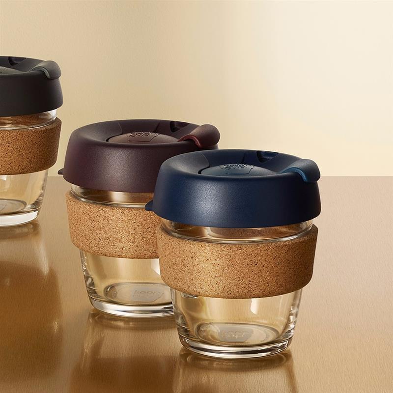 Keepcup便攜咖啡杯杯子隨手杯玻璃水杯透明日式隔熱雙層耐熱