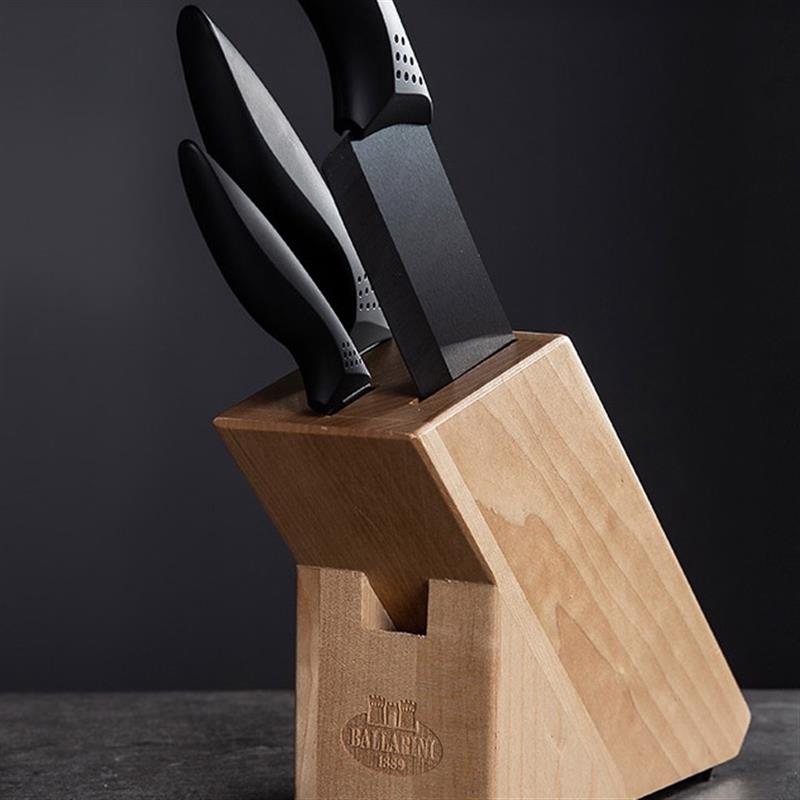 巴拉利尼旗艦店陶瓷刀四件套家用廚房黑刃刀具去皮水果刀