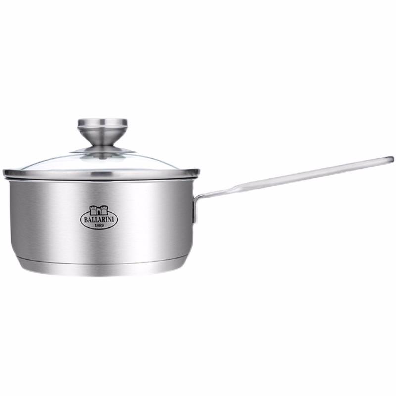 巴拉利尼（BALLARINI）奶鍋不粘鍋安科納系列 16cm不銹鋼輔食鍋嬰兒