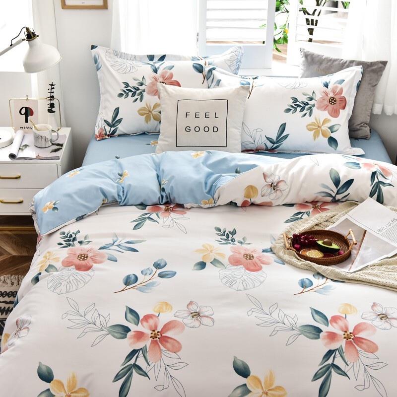 8LEEP 磨毛暖絨四件套- 芳菲