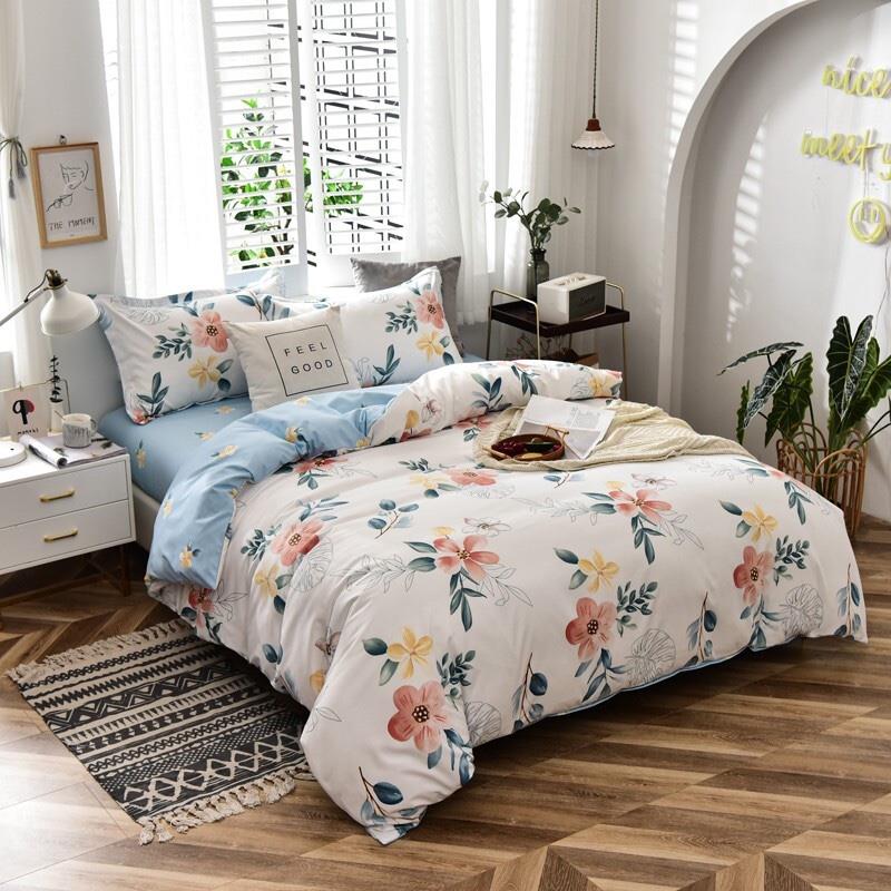 8LEEP 磨毛暖絨四件套- 芳菲