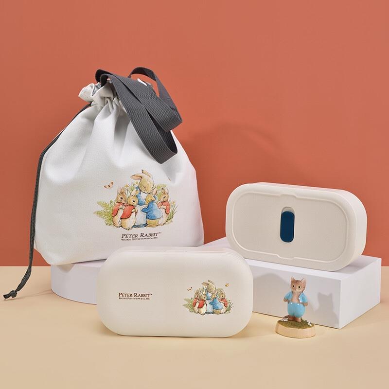 比得兔（Peter Rabbit）愛尚便當盒 高顏值微波爐竹纖維保鮮盒套裝 