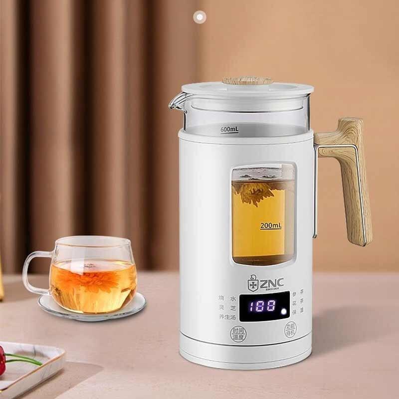 英國皇家盾牌ZNC養(yǎng)生壺迷你辦公室小型電茶壺煮花茶壺玻璃煮茶器煎藥壺中藥鍋藥膳電水壺攀登者聯(lián)名款