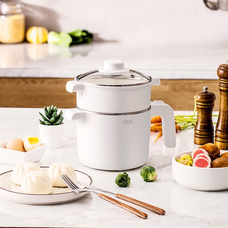 YOULG/陽朗電煮鍋宿舍學(xué)生鍋年會(huì)獎(jiǎng)品多功能小功率一體電熱鍋火鍋