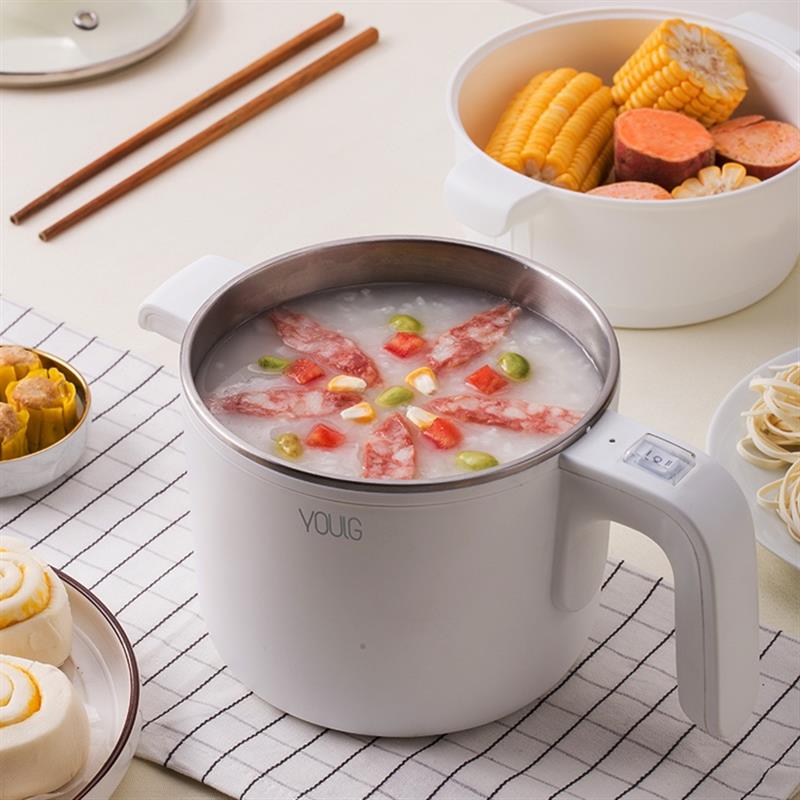 YOULG/陽朗電煮鍋宿舍學(xué)生鍋年會(huì)獎(jiǎng)品多功能小功率一體電熱鍋火鍋