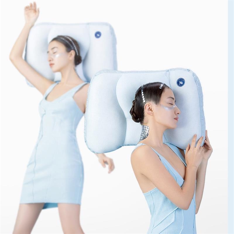 UMA大熊座側(cè)睡枕頭枕芯助眠頸椎枕全枕可水洗專利承托填充枕家用