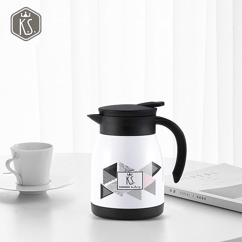 S-653 悅享保溫壺家用真空不銹鋼保溫瓶便攜大容量熱水壺304不銹鋼內(nèi)膽暖瓶暖水瓶保溫