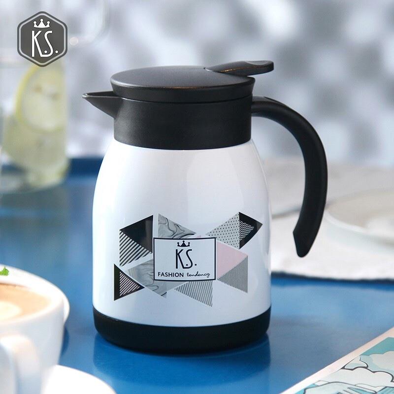 S-653 悅享保溫壺家用真空不銹鋼保溫瓶便攜大容量熱水壺304不銹鋼內(nèi)膽暖瓶暖水瓶保溫