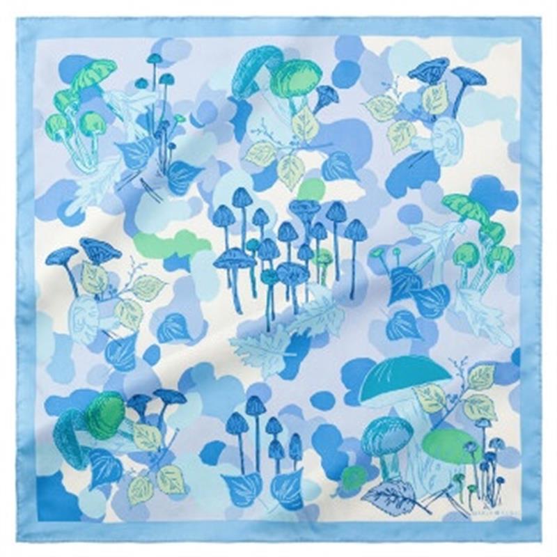 瑪麗亞.古琦（MARJA KURKI）小方巾 歐美風(fēng)氣質(zhì)優(yōu)雅高檔桑蠶絲絲巾