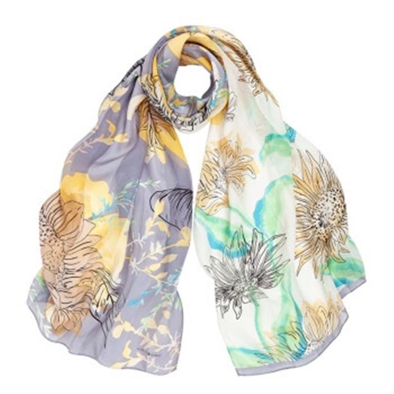 瑪麗亞.古琦(MARJA KURKI)絲巾真絲女?huà)寢岄L(zhǎng)巾