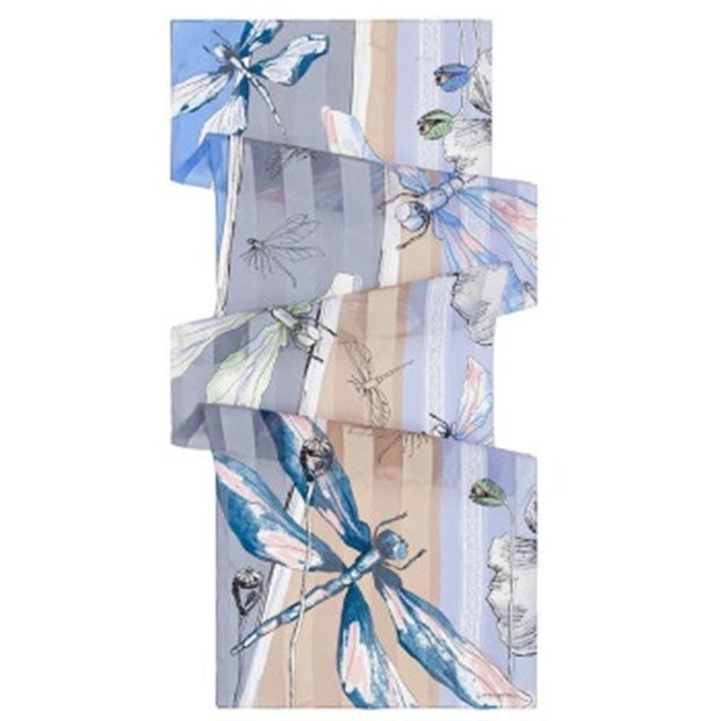 瑪麗亞.古琦(MARJA KURKI)絲巾真絲女媽媽長巾禮盒薄款桑蠶絲圍巾