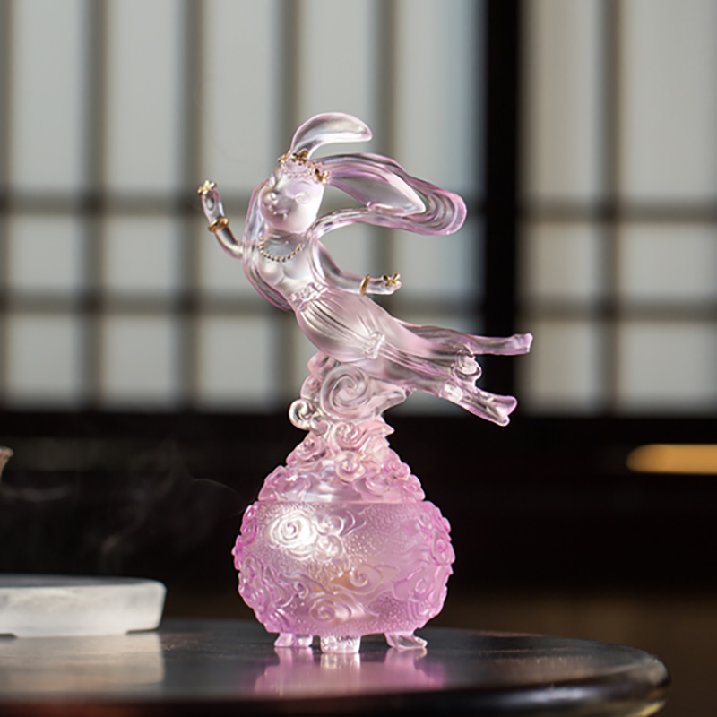 琉璃-飛天兔（熏香爐）