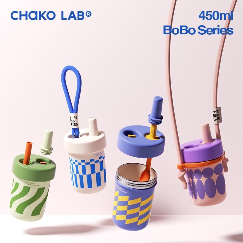 chakolab隨行吸管杯保溫杯陶瓷內(nèi)膽不銹鋼大容量便攜水杯子bobo杯