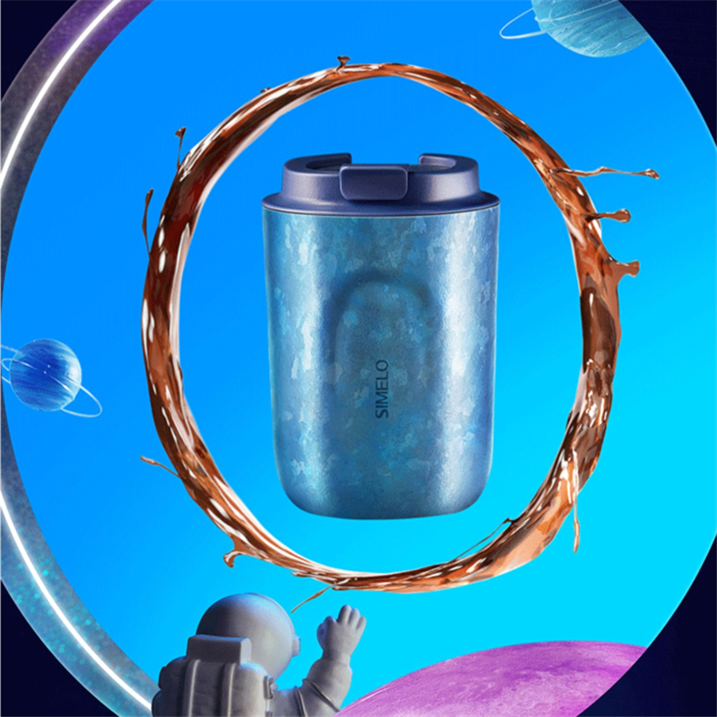 德國simelo純鈦保溫杯男士鈦杯女士高顏值拿鐵杯便攜小巧咖啡杯