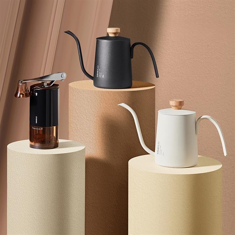 施美樂咖啡手沖壺過濾杯不銹鋼長嘴咖啡器具濾杯分享壺手沖咖啡壺