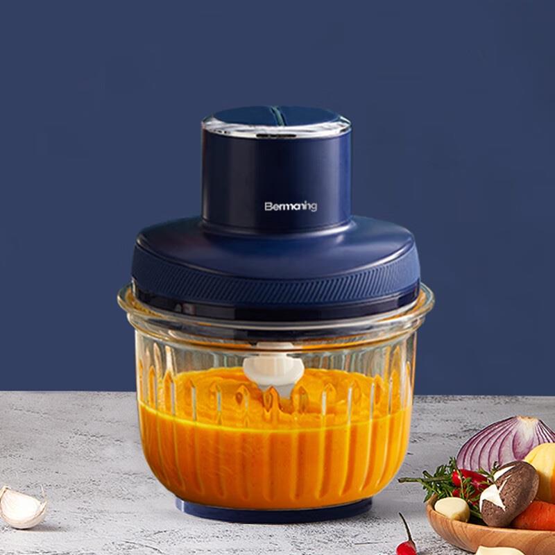 Bermaning 英國Bermaning絞肉機BM-J03自動家用攪拌機多功能絞餡機打蒜碎肉輔食