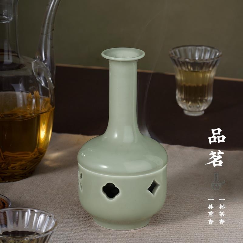 清平樂平安喜樂陶瓷花瓶盤香爐精油香薰擴香器套裝中式創(chuàng)意禮品