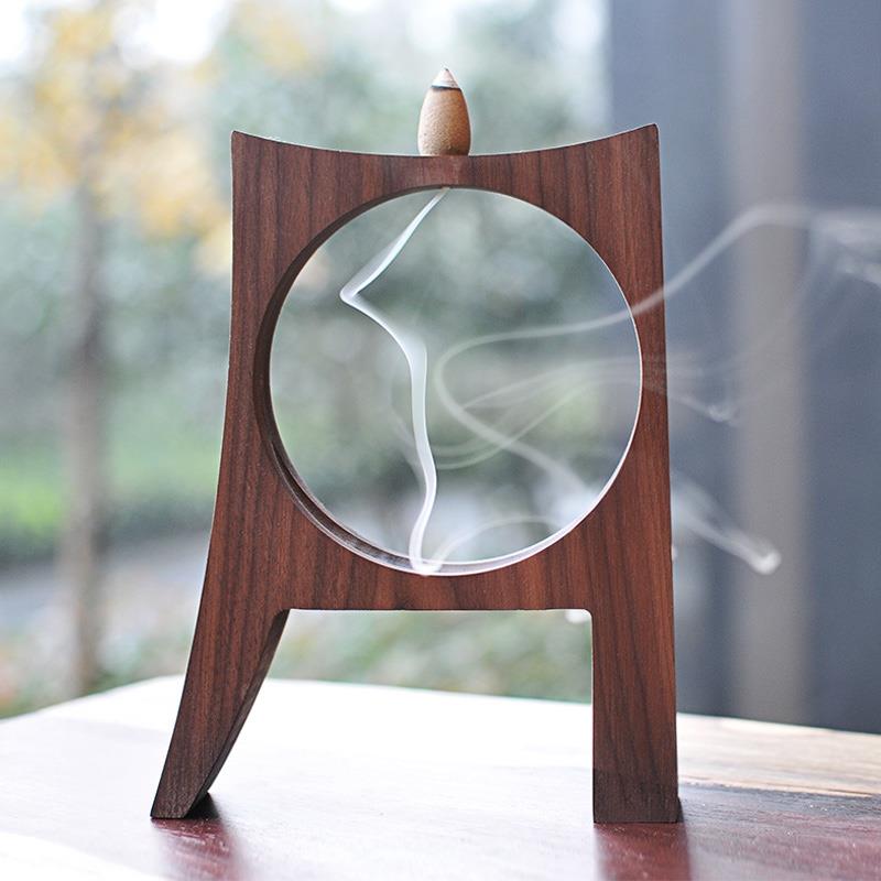 唯詩(shī)|倒流香爐創(chuàng)意桌面擺件 香插沉香熏香爐禪意檀香爐生日禮物