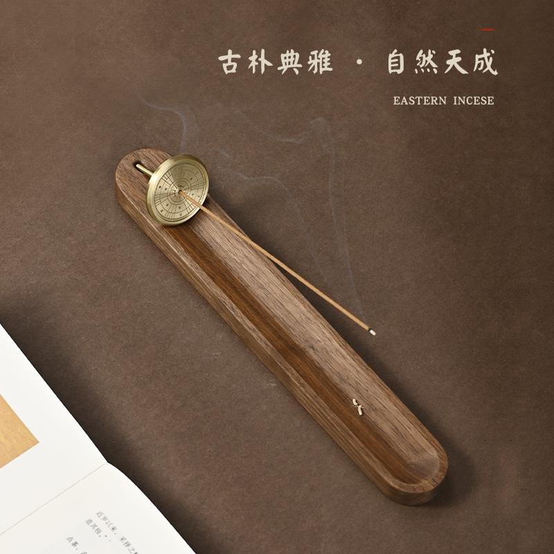 唯詩十二時(shí)辰香日晷線香插香托香座臥香茶室香薰擺件創(chuàng)意香器禮物