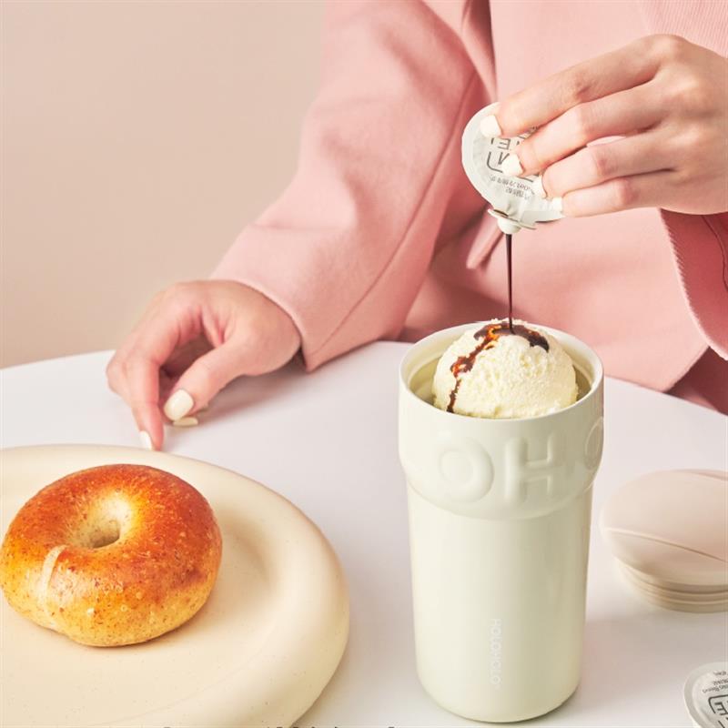 holoholo甜筒杯子316L不銹鋼保溫杯大容量咖啡杯女生高顏值水杯