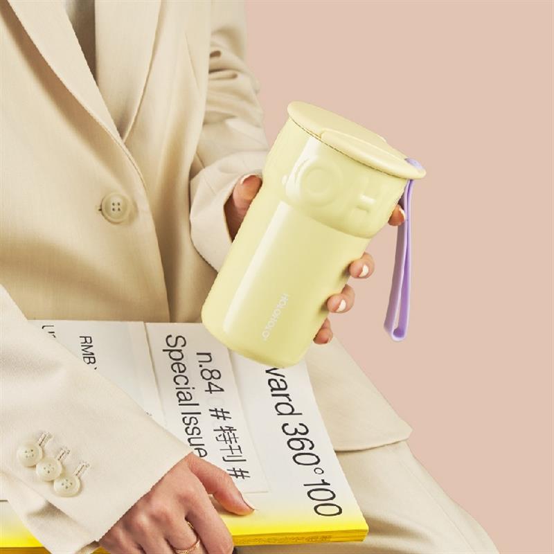 holoholo甜筒杯子316L不銹鋼保溫杯大容量咖啡杯女生高顏值水杯