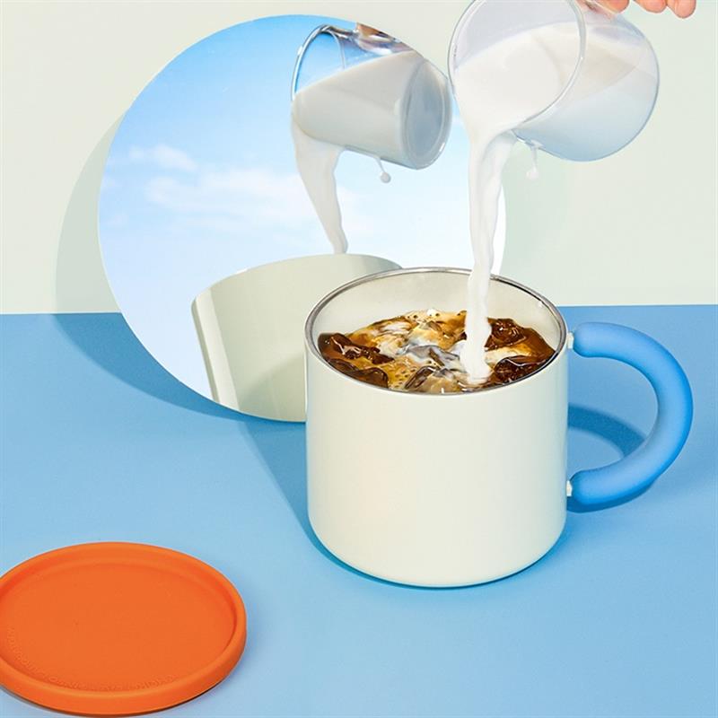 chakolab馬克杯帶蓋保冷咖啡杯女仙女杯辦公室情侶杯水杯子手柄杯