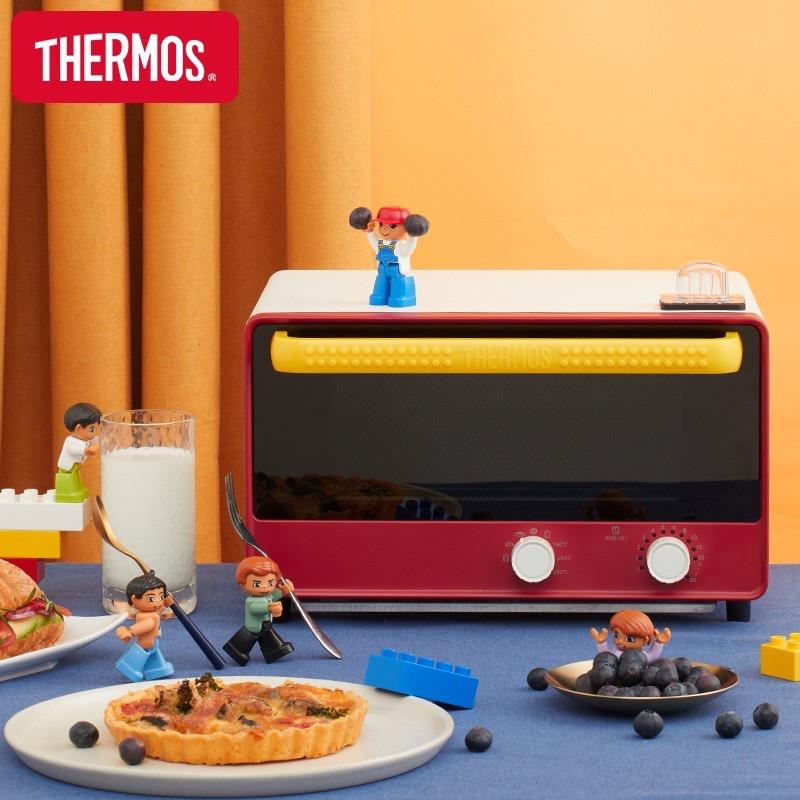 膳魔師（THERMOS） 電烤箱家用多功能小型蒸汽烤箱10L專業(yè)烘烤蛋糕面包