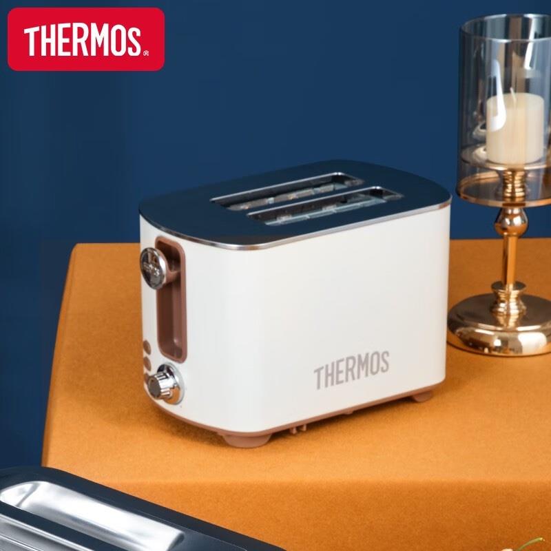 膳魔師（THERMOS） 多士爐不銹鋼內(nèi)膽烤面包烤吐司早餐