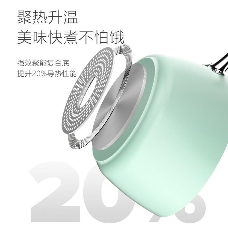 VELOSAN（溫侖山）鵝卵石小奶鍋多功能網(wǎng)紅輔食鍋湯鍋不粘鍋