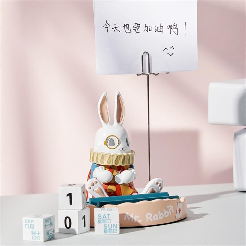 大英博物館愛(ài)麗絲懷表兔日歷便簽夾小擺件閨蜜生日禮物教師節(jié)禮物