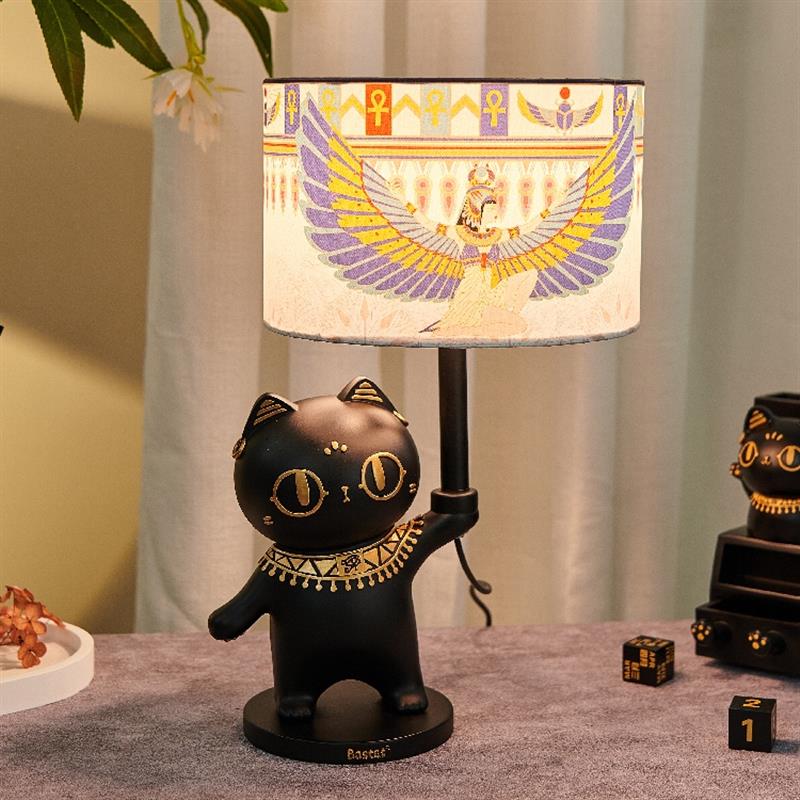 大英博物館安德森貓家居臺燈床頭燈小夜燈擺件女生閨蜜生日禮物