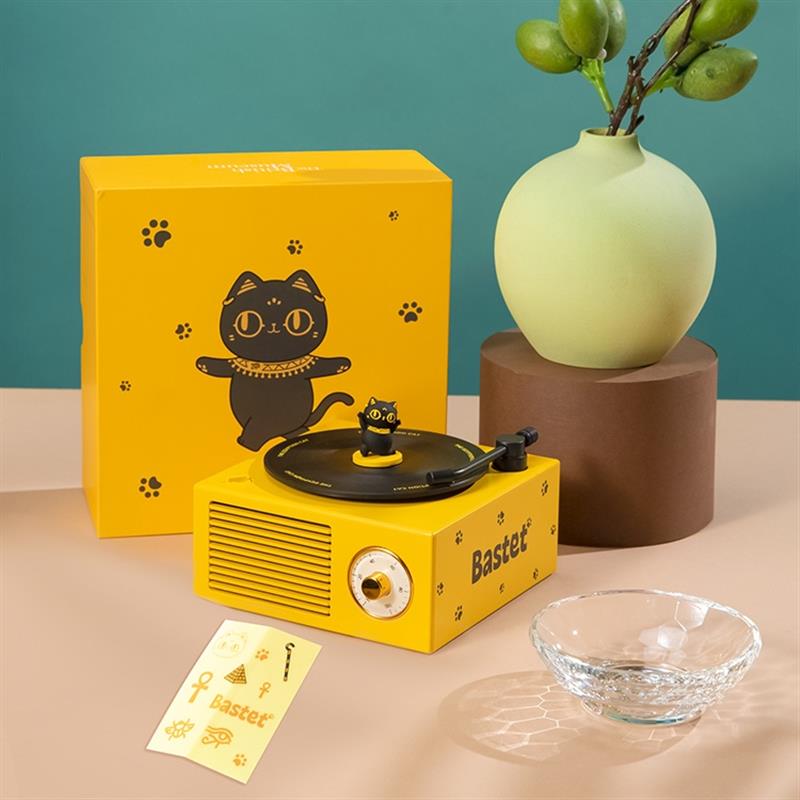 大英博物館安德森貓唱片機藍(lán)牙音響音箱閨蜜生日禮物女生中秋禮盒