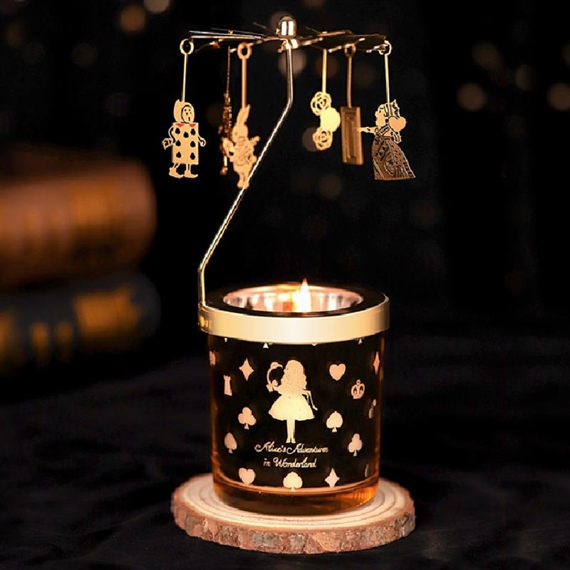 大英博物館愛麗絲走馬燈香薰蠟燭新婚結婚生日禮物女中秋伴手禮盒