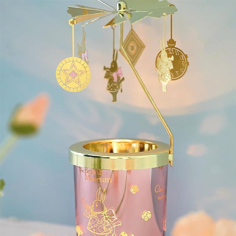 大英博物館愛麗絲走馬燈香薰蠟燭新婚結婚生日禮物女中秋伴手禮盒