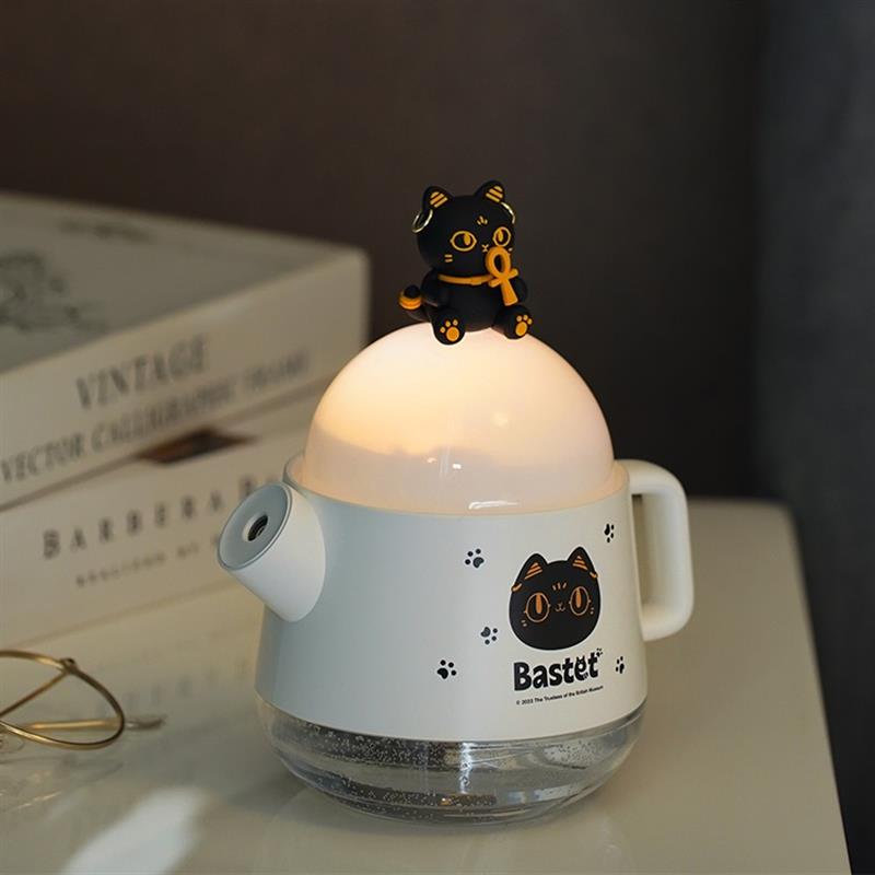 大英博物館安德森貓星空投影燈加濕器家居香薰機(jī)男生日禮物女禮品