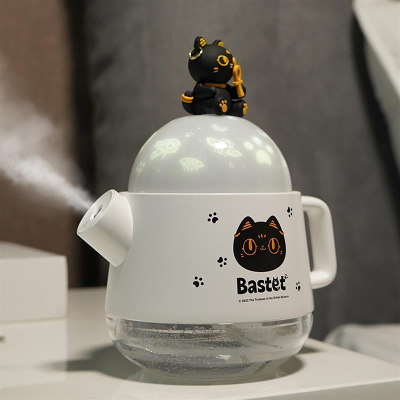 大英博物館安德森貓星空投影燈加濕器家居香薰機(jī)男生日禮物女禮品