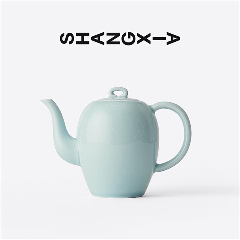 SHANG XIA上下青釉瓷器茶具套裝喬遷禮物送長輩生日禮物男女