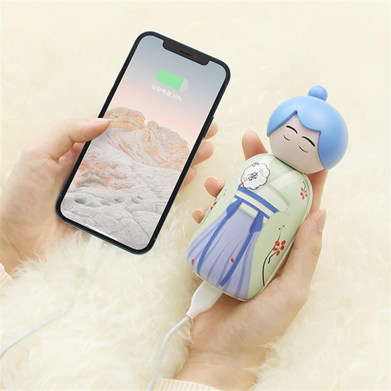 IDMIX王朝暖手寶充電寶二合一雙面發(fā)熱USB電暖寶6000毫安手機(jī)充電中國風(fēng)國潮手辦創(chuàng)意生日禮物情人節(jié)禮品情侶