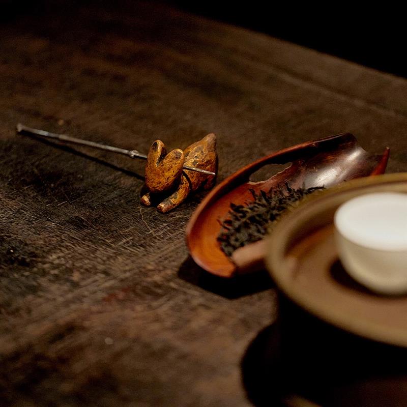 學(xué)古|愛心銅兔 同心兔手工純銅鑄造送禮擺件生肖收藏紀念