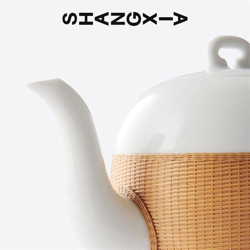 SHANG XIA上下竹絲扣瓷茶具套裝家用高端商務(wù)禮品男女士禮物