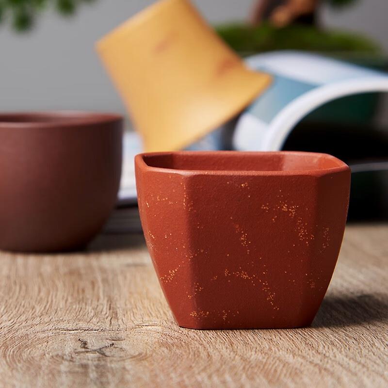 清樸堂 大器紫砂茶套裝 五色五型宜興黃龍山原礦 甜芽小種紅 大器紫砂茶禮