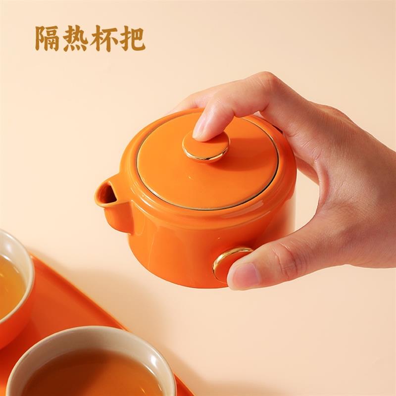 原初格物華彩女士精致茶具一人喬遷禮物高端套裝奢華一壺兩杯