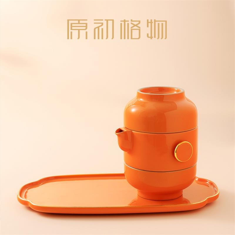 原初格物華彩女士精致茶具一人喬遷禮物高端套裝奢華一壺兩杯