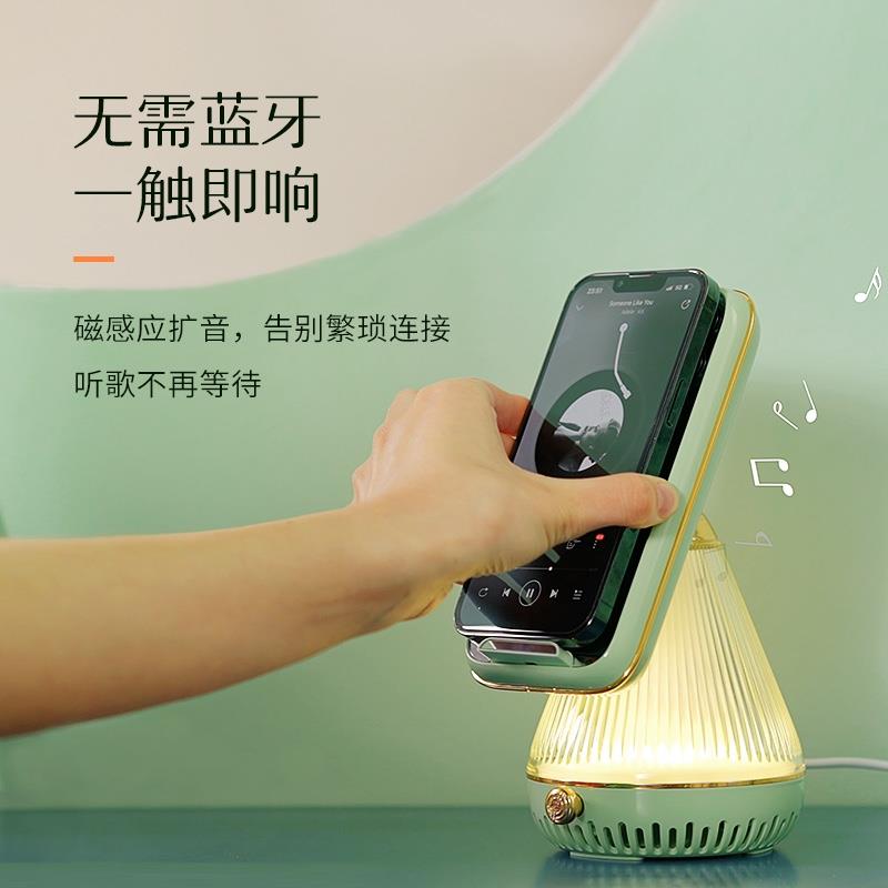 貓王收音機(jī)貓王音響小蠻妖無線藍(lán)牙快充手機(jī)支架感應(yīng)小音箱高音質(zhì)禮物低音炮七夕情人節(jié)禮物