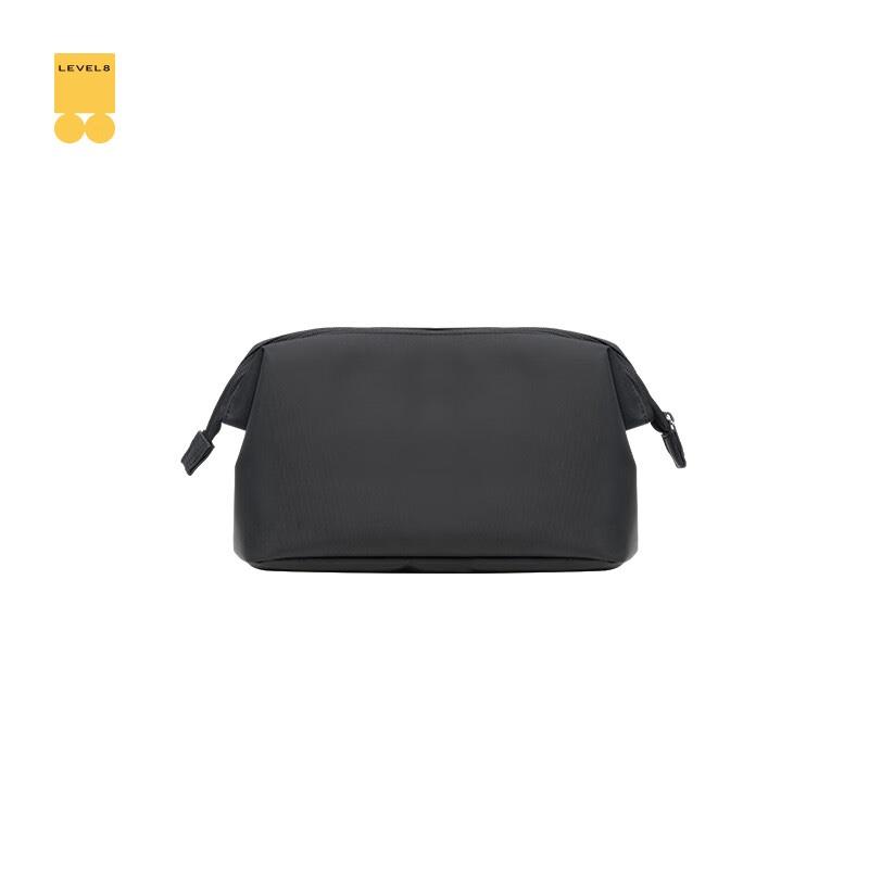 地平線8號（LEVEL8）便攜收納洗漱包 充電器電源線數(shù)碼配件包袋黑色 