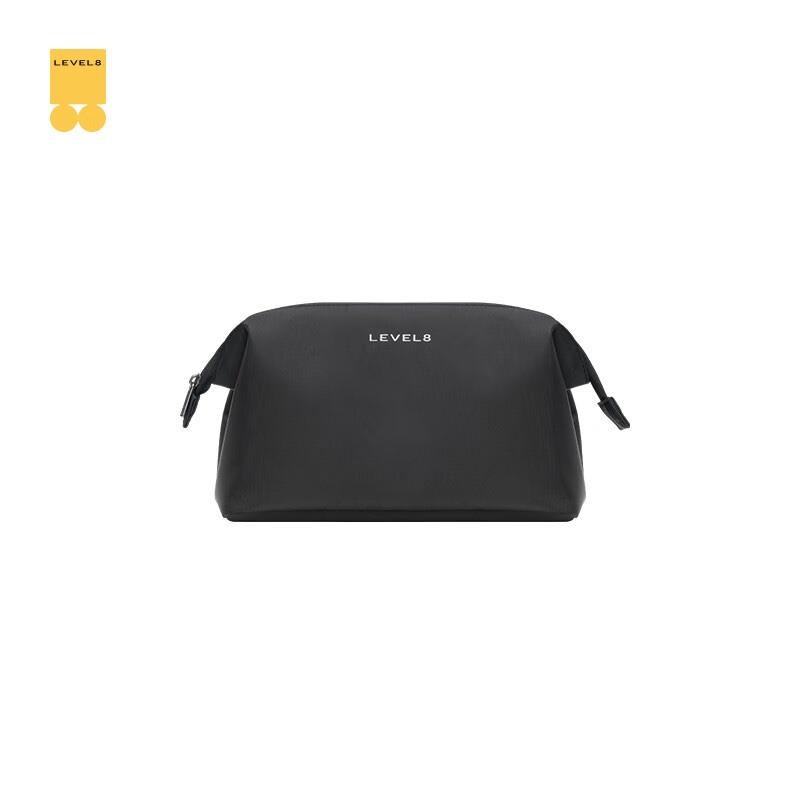 地平線8號（LEVEL8）便攜收納洗漱包 充電器電源線數(shù)碼配件包袋黑色 