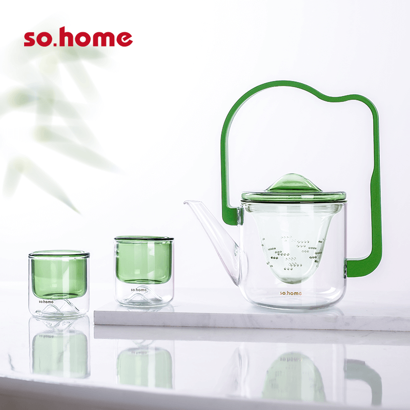 so.home山海之境茶具耐高溫茶器新款冷水壺電陶爐燒水壺泡茶壺茶具套裝