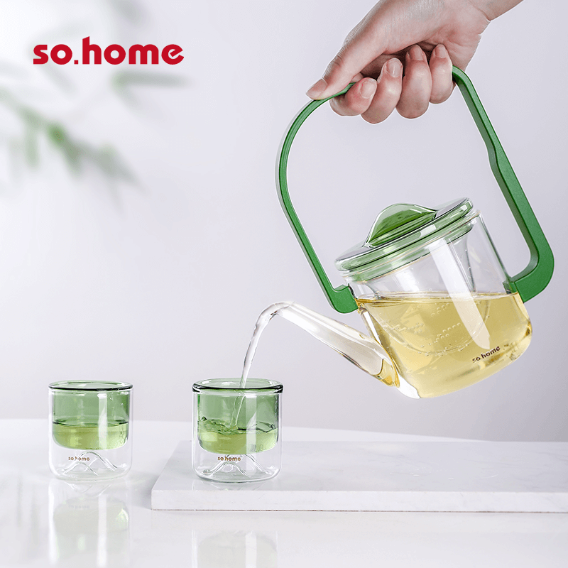 so.home山海之境茶具耐高溫茶器新款冷水壺電陶爐燒水壺泡茶壺茶具套裝