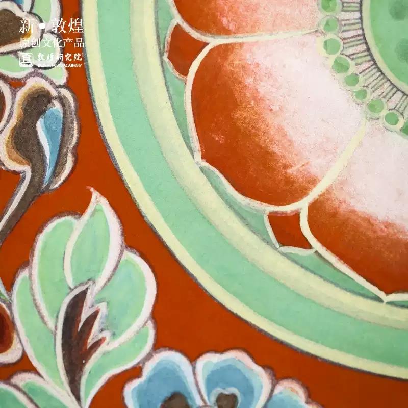 敦煌研究院 壁畫(huà)圖案diy填色團(tuán)扇 古風(fēng)團(tuán)扇創(chuàng)意文創(chuàng)禮品高級(jí)感